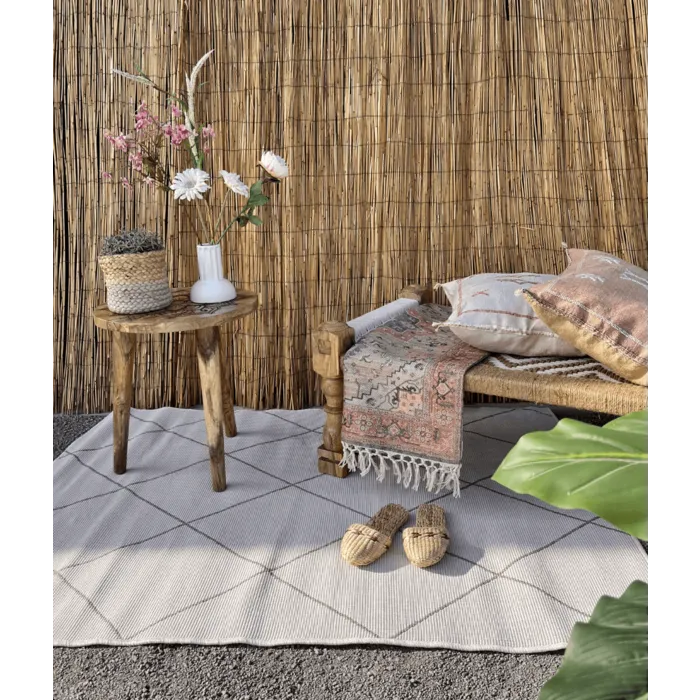 Wonder Rugs Jute buitenkleed creme