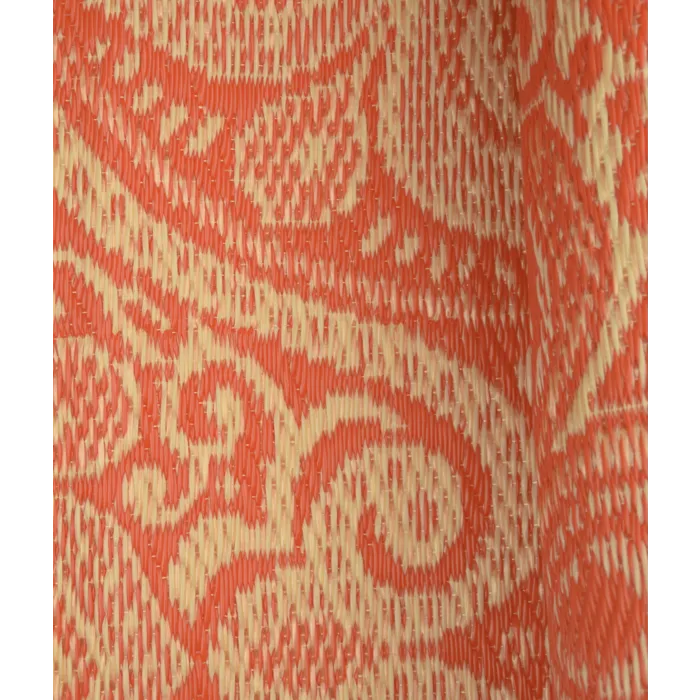 Gemeleerd buitentapijt oranje met goud