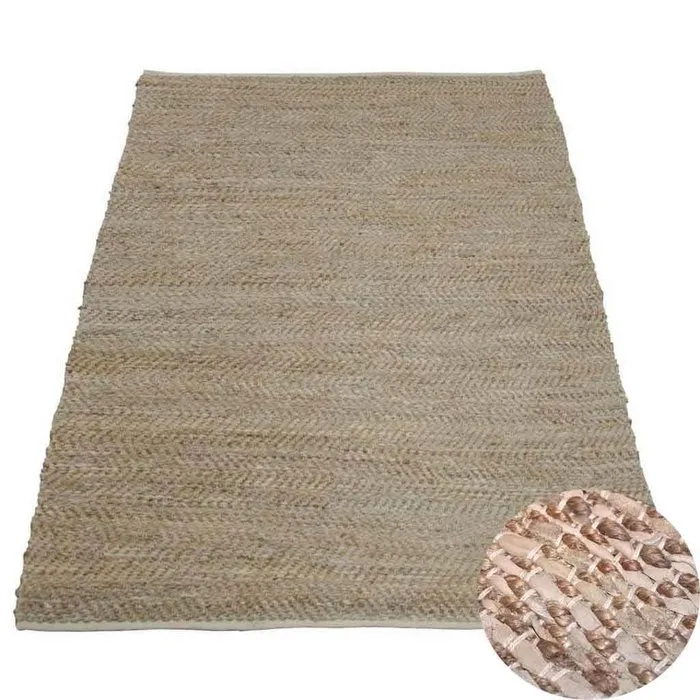 Beige jute vloerkleed 2 x 3 meter