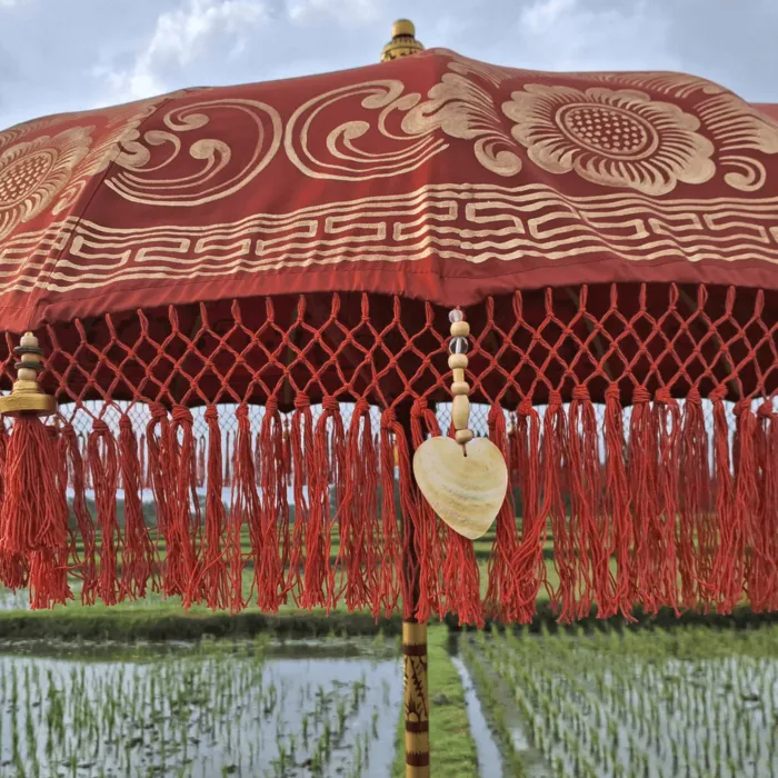 Terra Bali parasol met goud