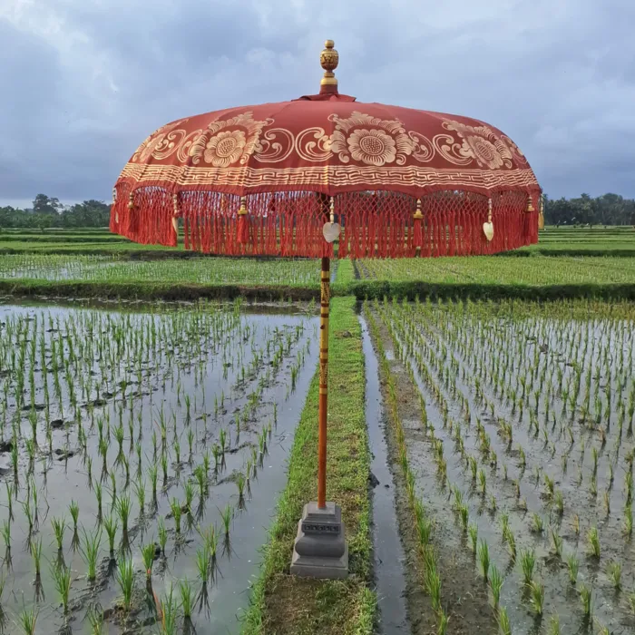 Terra Bali parasol met goud