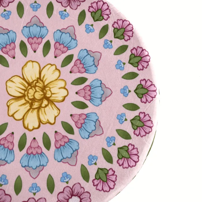 Poef Garden roze fluweel