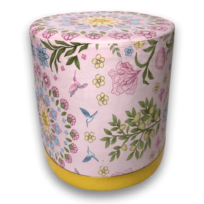 Poef Garden roze fluweel