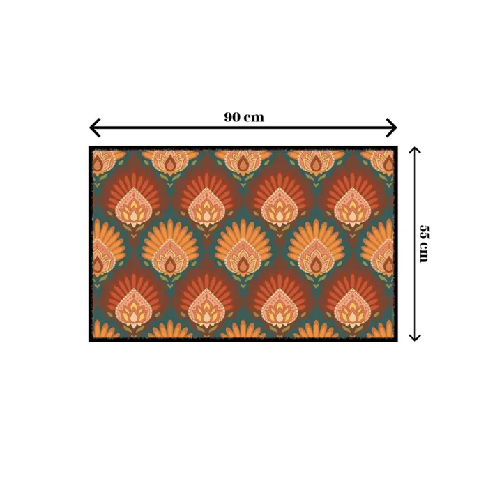 Deurmat Majestic turquoise