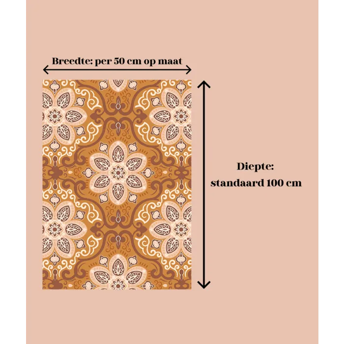 Deurmat /droogloopmat op maat  La vie Mélanie