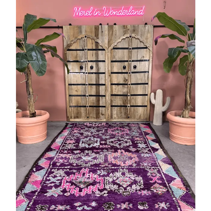 Beni Mguild vloerkleed paars - 176 x 264 cm