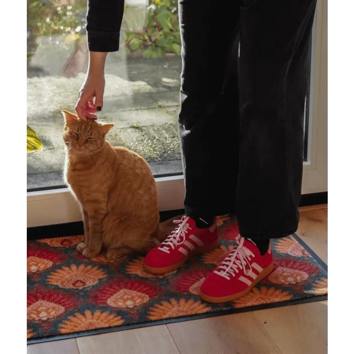 Deurmat Majestic turquoise