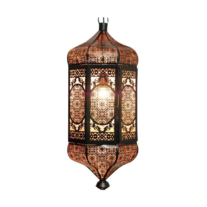 Hanglantaarn zwart goud Mumbai