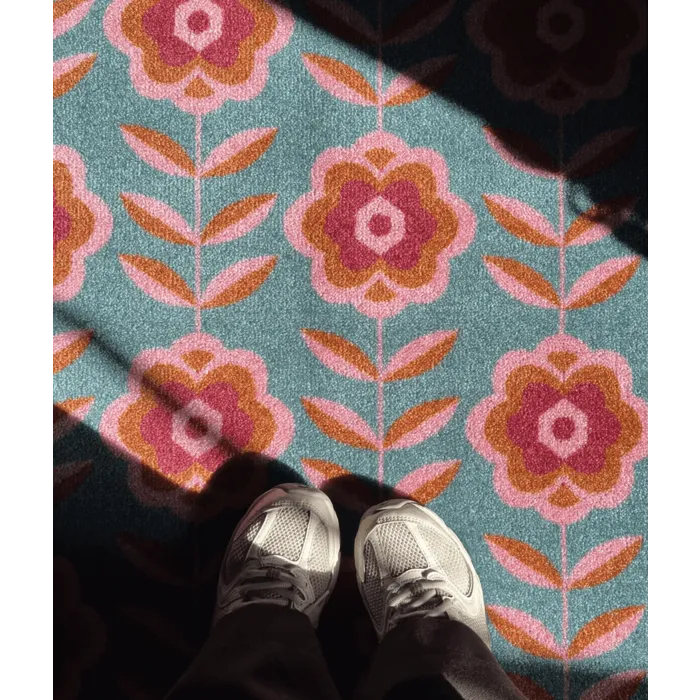 Deurmat/ droogloopmat op maat - Hawalu multi color