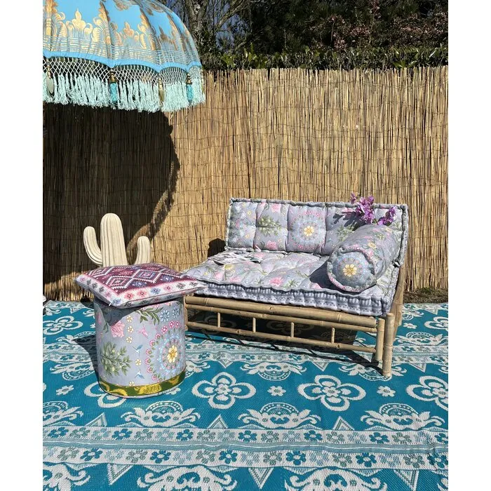 Wonder Rugs Groot plastic vloerkleed turquoise