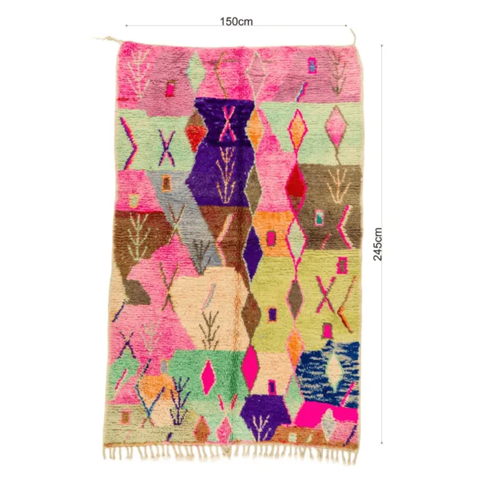 Boujaad tapijt Ibiza 150 x 245 cm