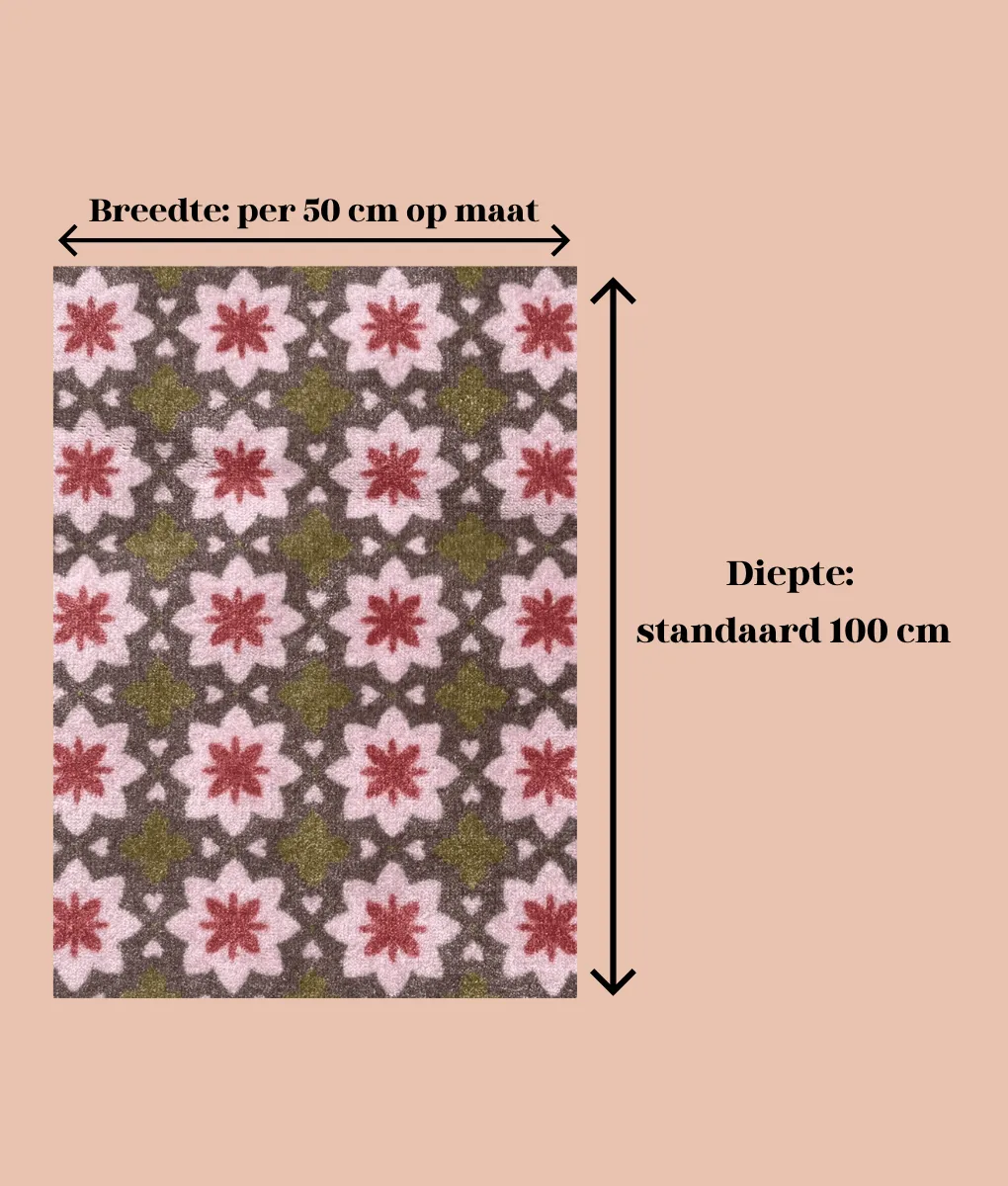 Deurmat/ droogloopmat op maat - Rosalie