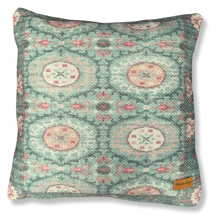 Kelim PET kussen Miracle green