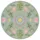 Badmat Garden green - rond