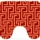 Toiletnat Labyrinth - red