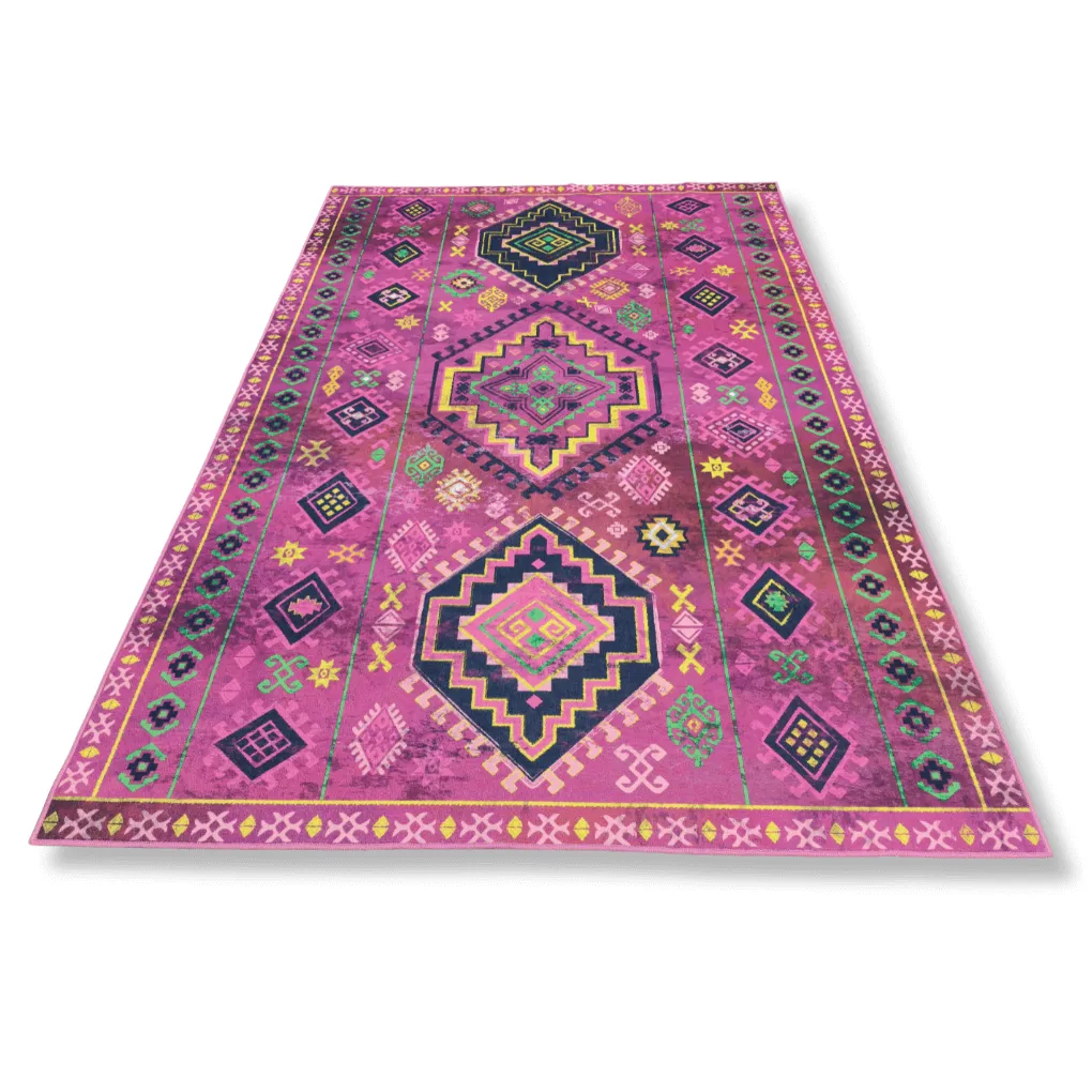 Vintage tapijt Marokkaanse stijl - Nomad pink spirit