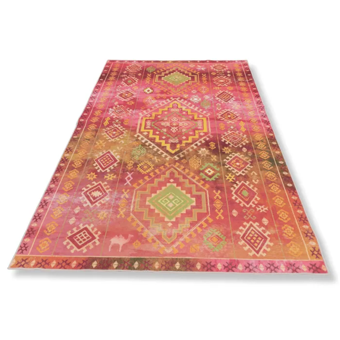 Vintage tapijt Marokkaanse stijl - Nomad warm