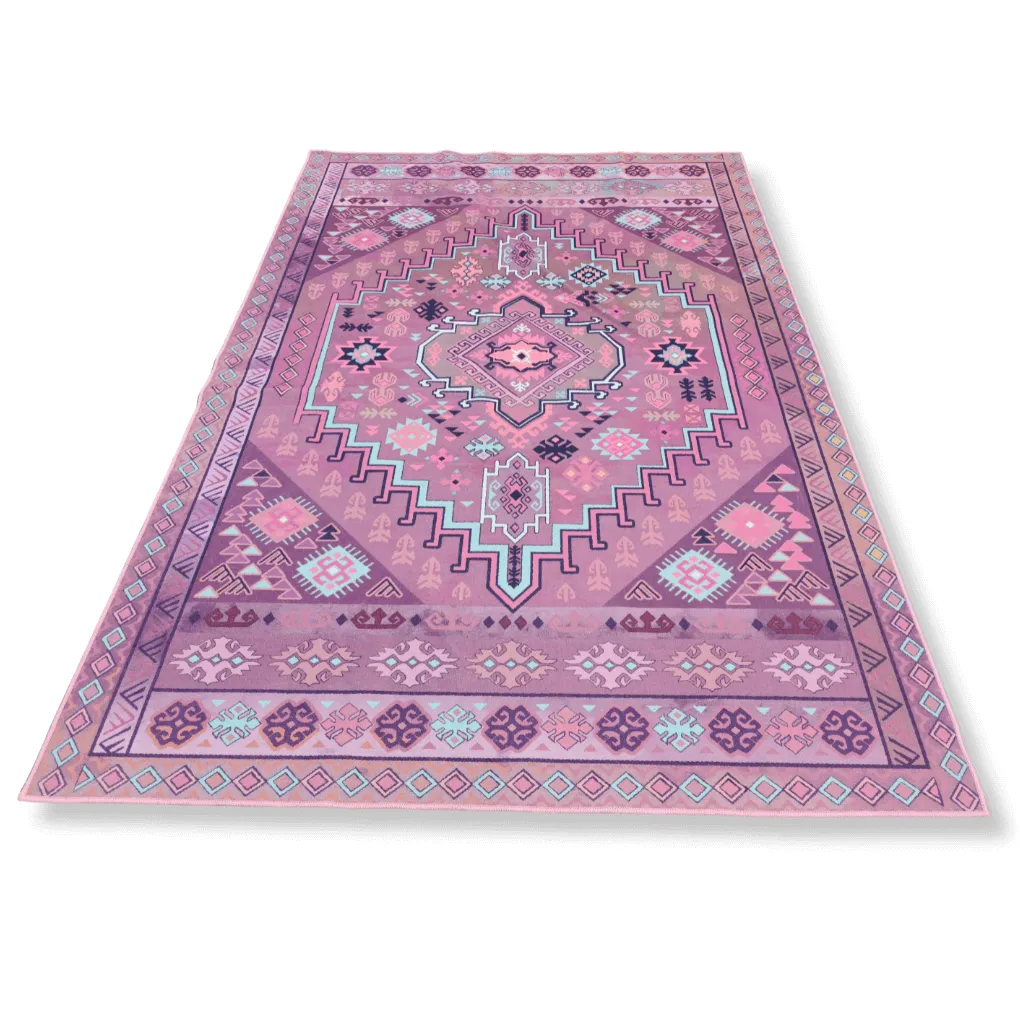 Vintage tapijt Marokkaanse stijl - Bohemian purple