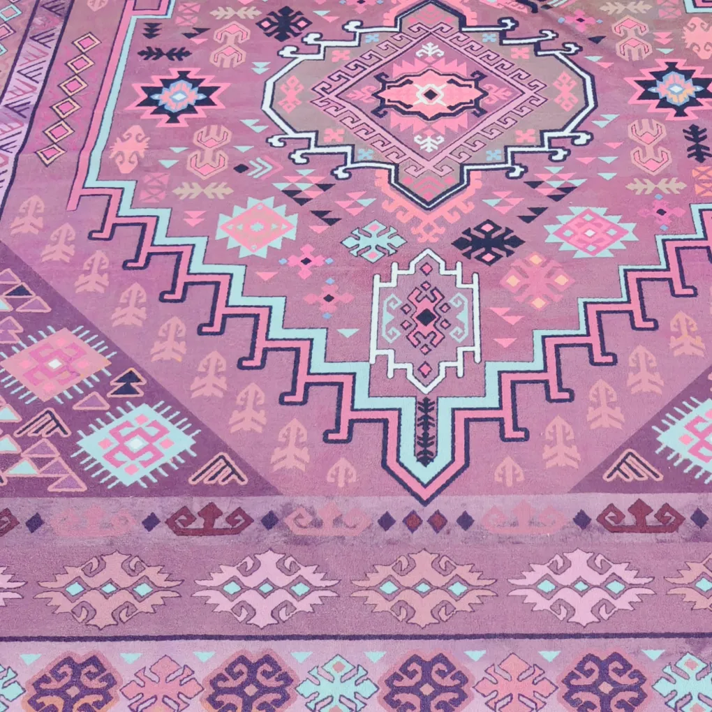 Vintage tapijt Marokkaanse stijl - Bohemian purple