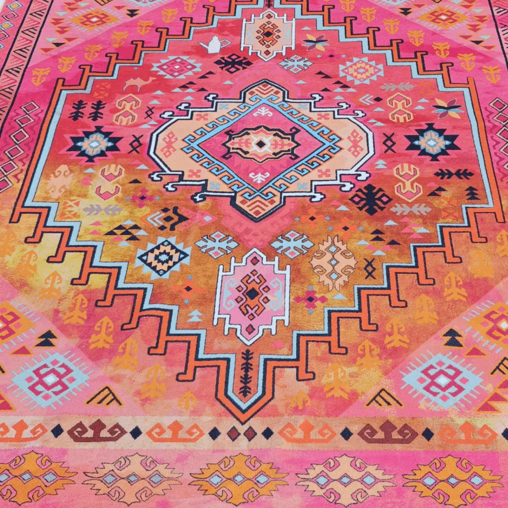 Vintage tapijt Marokkaanse stijl - Bohemian nights