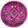 Badmat Nomad pink spirit - rond