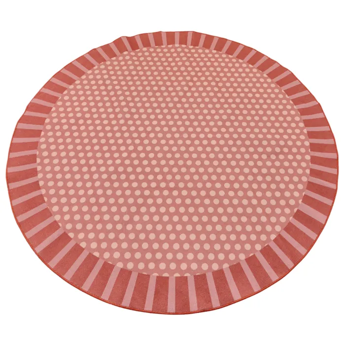 Vloerkleed rond - Poppelina terra