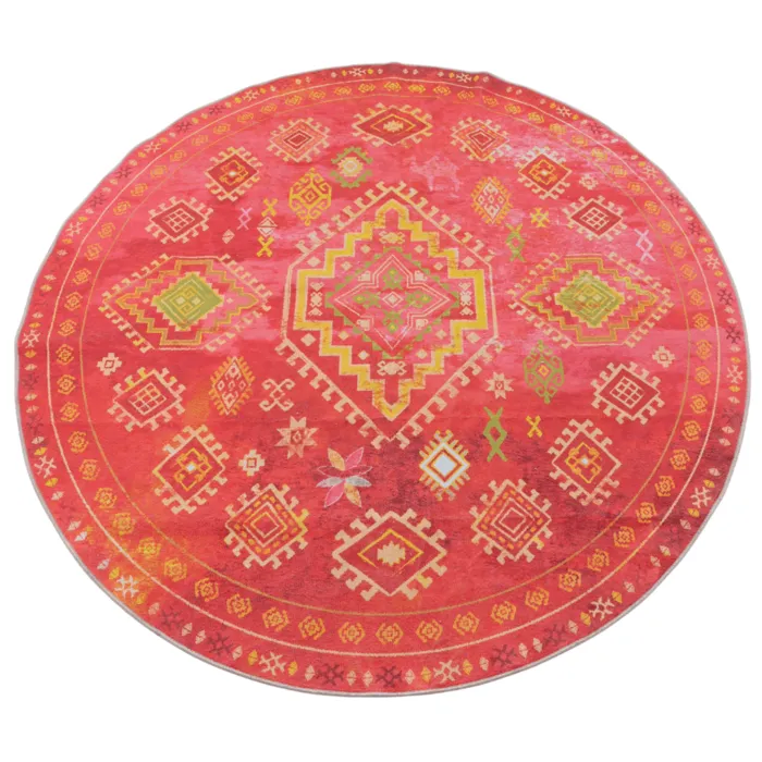 Kelim vloerkleed rond - Nomad warm