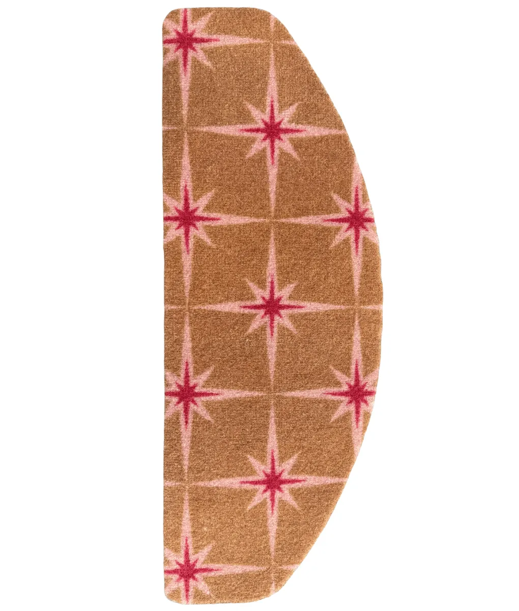 Trapmatten - Ster roze