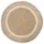 Jute vloerkleed rond - Bleached lines