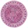 Badmat Bohemian purple - rond