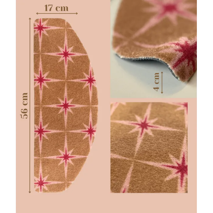 Trapmatten - Ster roze