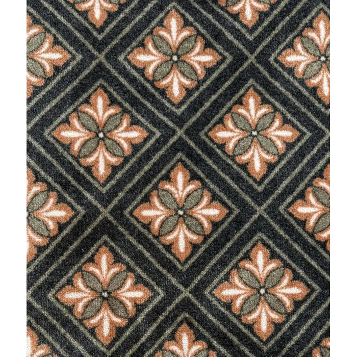 Deurmat/ droogloopmat Amsterdam - dark green