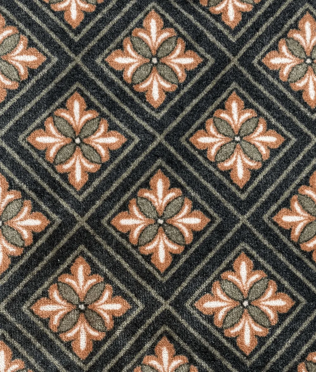 Deurmat/ droogloopmat Amsterdam - dark green