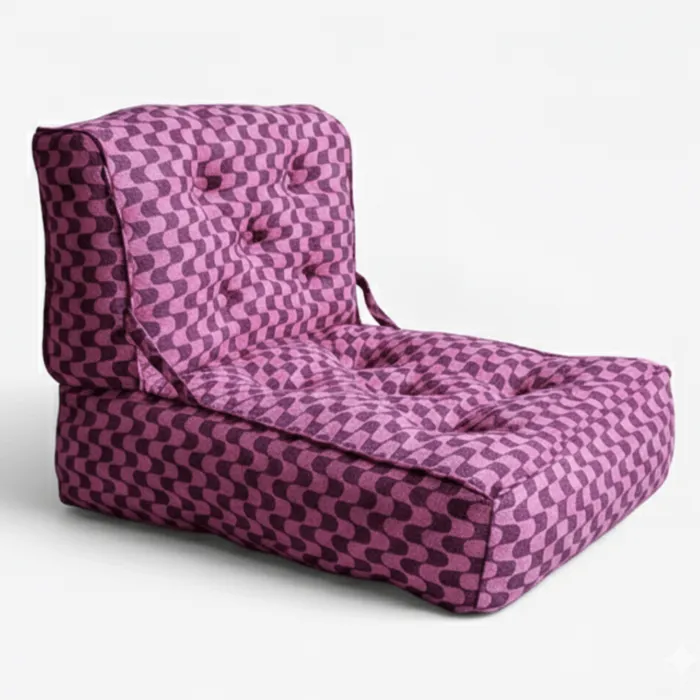 Luxe lounge stoel - Grease purple