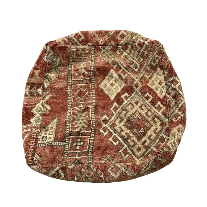 Marokkaanse poef terra patroon