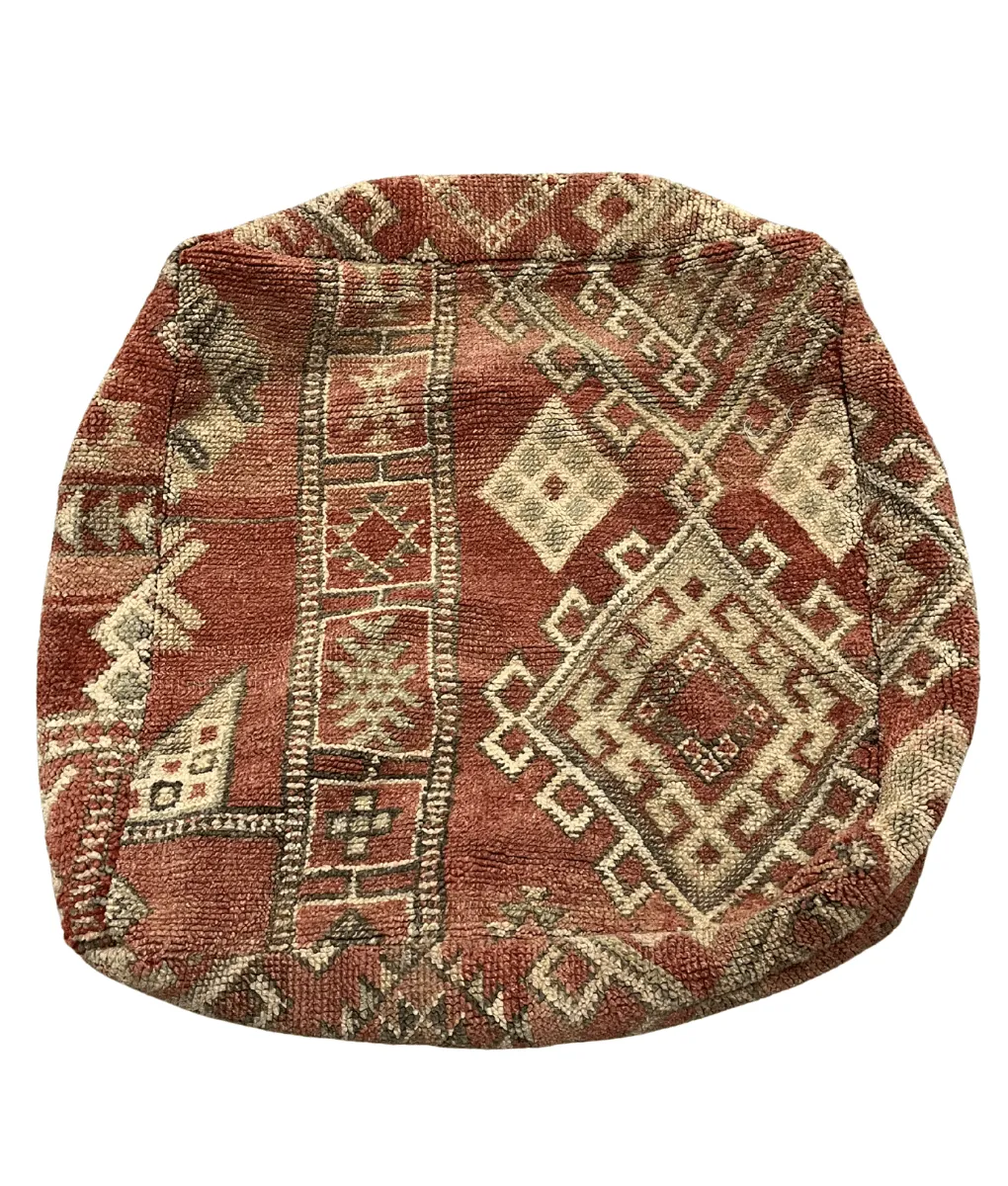 Marokkaanse poef terra patroon