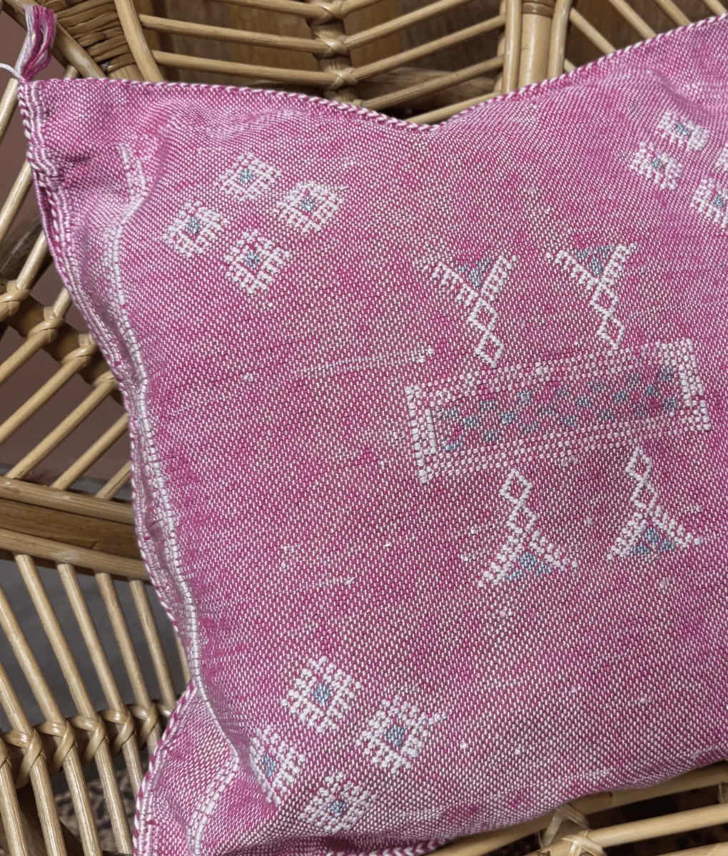 Sabra kussen donker Roze