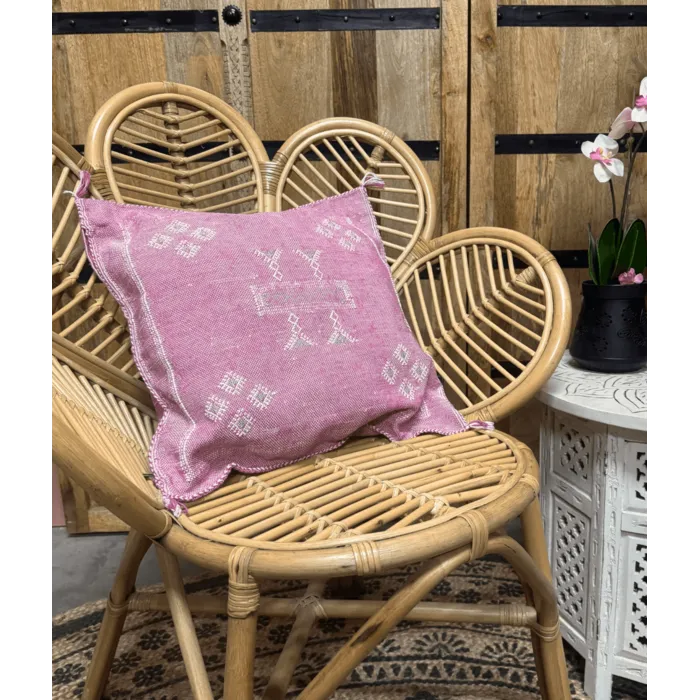 Sabra kussen donker Roze