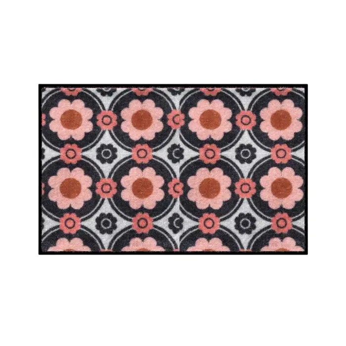 Deurmat/ droogloopmat op maat - Tropica pink