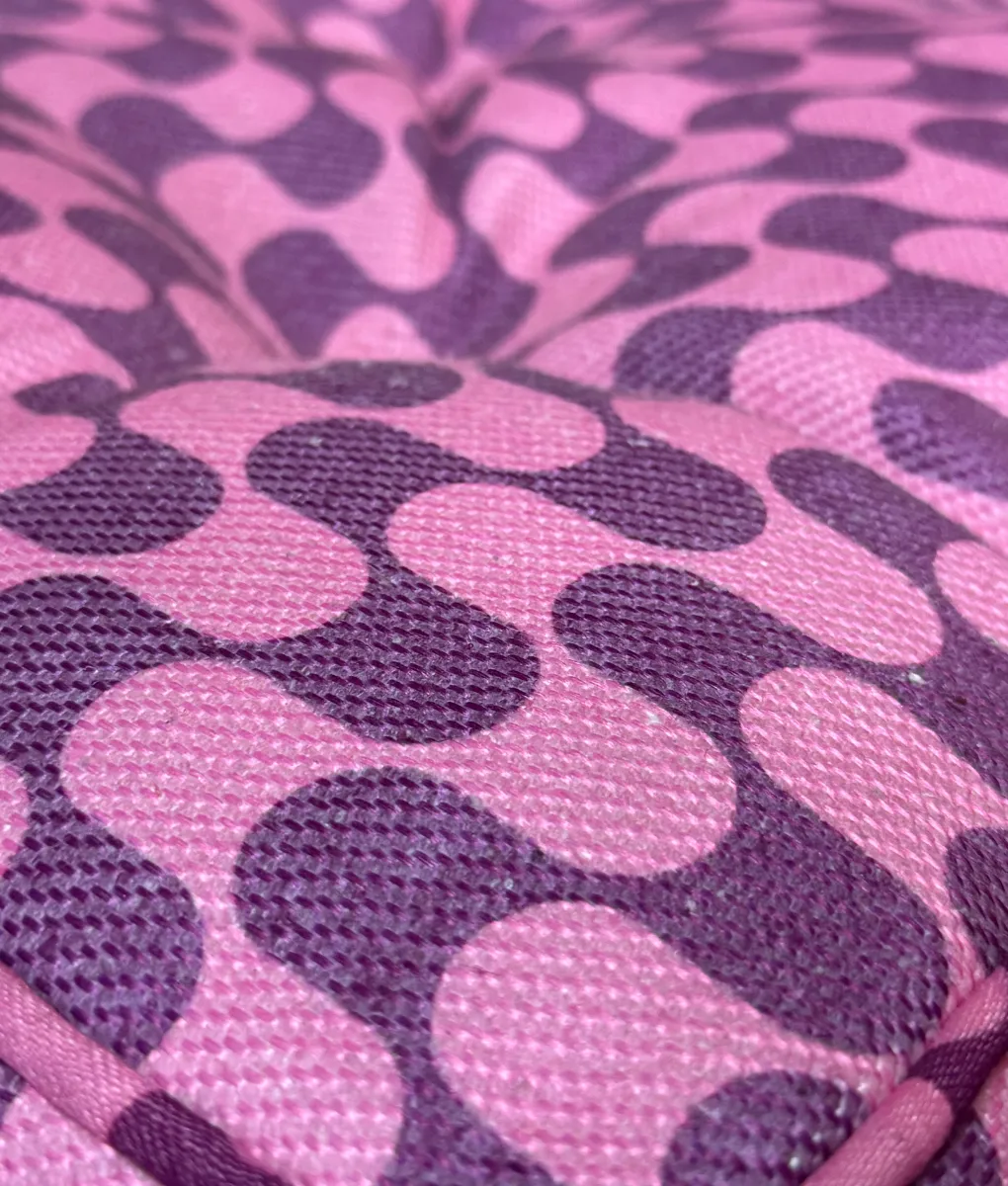 Luxe lounge stoel - Grease purple