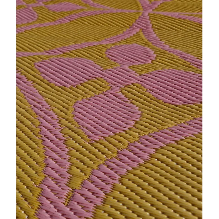 Buitenkleed - zacht roze, okergeel