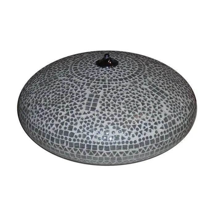 Grote oosterse witte plafonniere