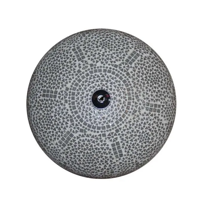 Grote oosterse witte plafonniere