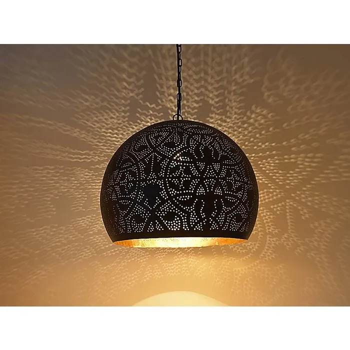 Filigrain hanglamp met goud