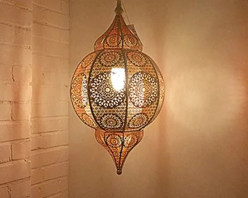 Slaapkamer sfeerverlichting voor een gezellige oosterse sfeer.