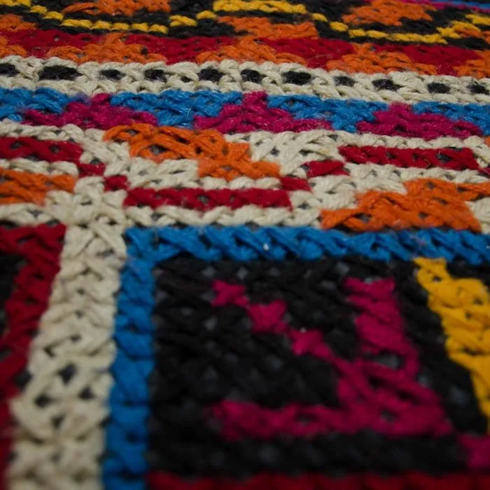 Wollen kleed kleurrijk 160 x 230 cm