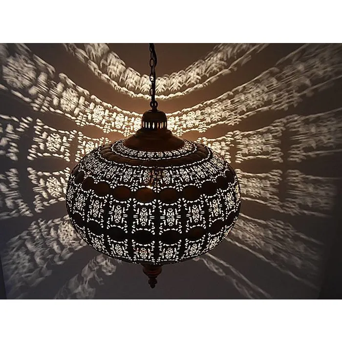 Hanglamp oosters koper look