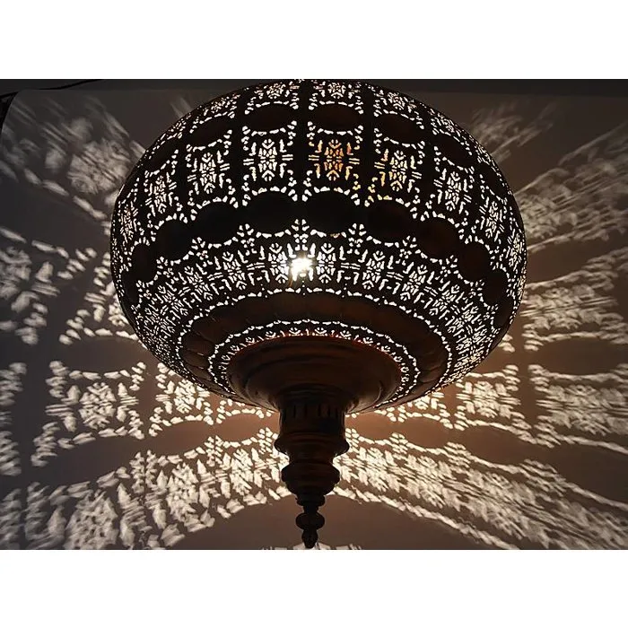 Hanglamp oosters koper look