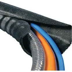 Twist-In Self-Closing Cable Guide and Protective Sleeve