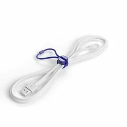 Bluelounge Pixi Small cable ties orange-blue (8 per pack)